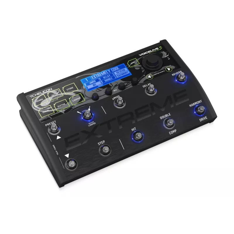 TC-Helicon VoiceLive 3 Extreme - kitaran ja laulun monitehosteprosessori looperilla