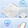 AWEI SS1 monitoiminen kehonvaaka Bluetooth 5.0:lla, valkoinen