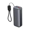 Gembird PB10-PD20-LCD-02 kompakti pikalatausvaravirtalähde LCD-näytöllä, 20W, 10000 mAh, Space Grey