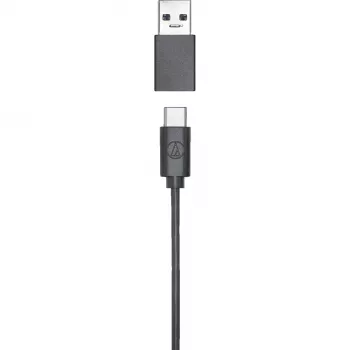 Audio-Technica ATR4750-USB kondensaattorimikrofoni musta USB-C USB-A