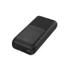 Gembird PB20-PD20-LCD-01 pikalatausvaravirtalähde integroiduilla kaapeleilla, 20 W, 20000 mAh, musta