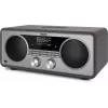TechniSat DIGITRADIO 602 DAB+/FM/Internet-radio Bluetoothilla, CD-soittimella ja Qi-latausasemalla - antrasiitti/hopea