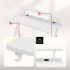 Huzaro Hero 1.9 RGB valkoinen pelipöytä