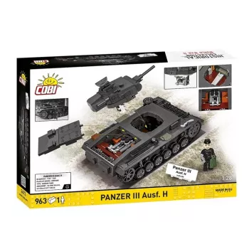 COBI 958 PCS HC WWII Panzer III Ausf. H rakennuspalikkasarja