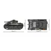 COBI 958 PCS HC WWII Panzer III Ausf. H rakennuspalikkasarja