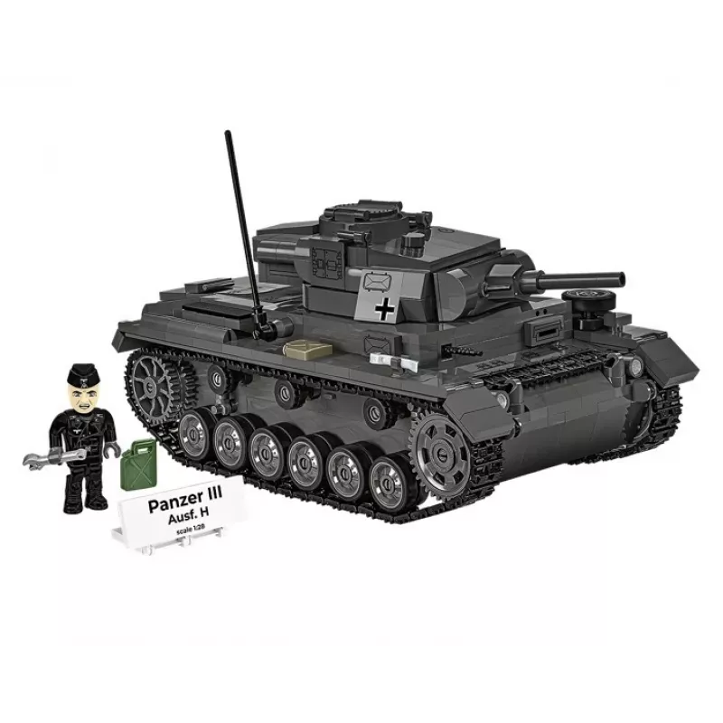 COBI 958 PCS HC WWII Panzer III Ausf. H rakennuspalikkasarja