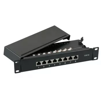 EFB Elektronik Mini patch-paneeli STP Cat.6 8xRJ45 10