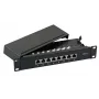 EFB Elektronik Mini patch-paneeli STP Cat.6 8xRJ45 10