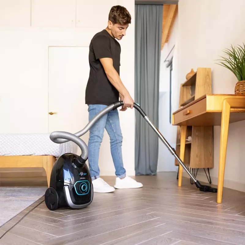 Cecotec Conga Powerbag 2500 Plus pölynimuri pussilla, 850 W, 2,5 L pölytilavuus, musta