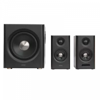 Edifier S355DB 2.1 hyllykaiutinjärjestelmä subwooferilla, pähkinä