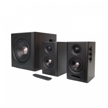 Edifier S355DB 2.1 hyllykaiutinjärjestelmä subwooferilla, pähkinä