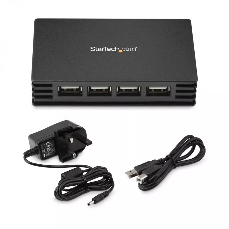 StarTech.com 4-porttinen USB 2.0 -keskitin - keskitin - 4 porttia
