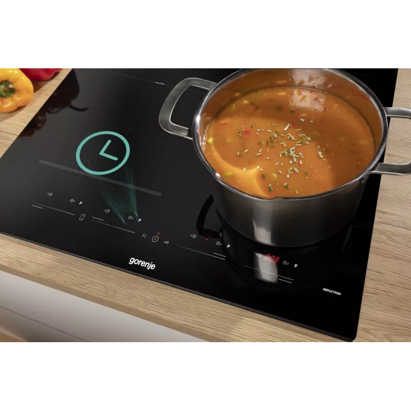 Gorenje induktioliesi GI6432BSC 60 cm musta PowerBoostilla, ajastimella, lapsilukolla