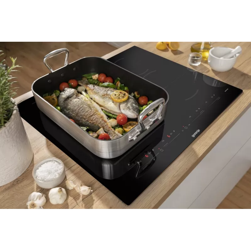 Gorenje induktioliesi GI6432BSC 60 cm musta PowerBoostilla, ajastimella, lapsilukolla