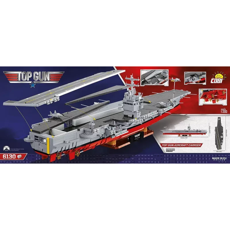 COBI KLOCKI palikat Top Gun lentotukialus 6130 osaa