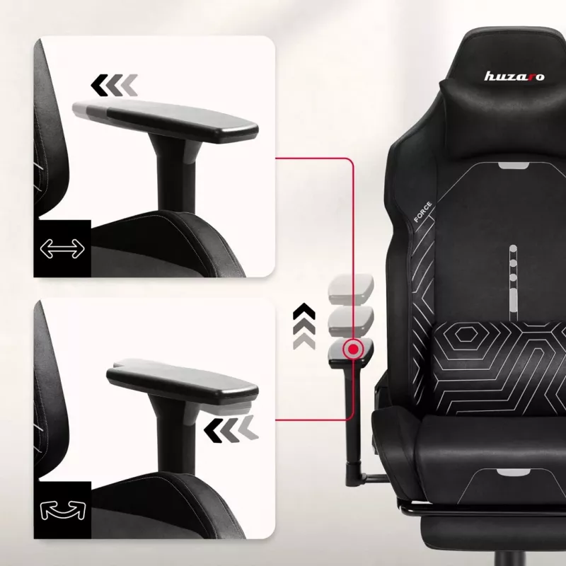 Huzaro Force 8.1 Black -pelituoli