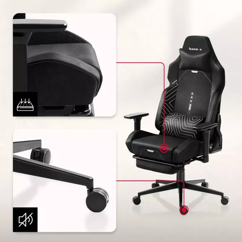 Huzaro Force 8.1 Black -pelituoli
