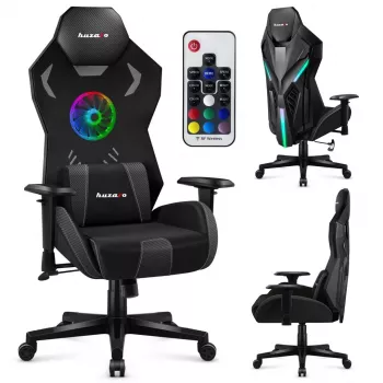 Huzaro Combat 7.6 RGB Black -pelituoli
