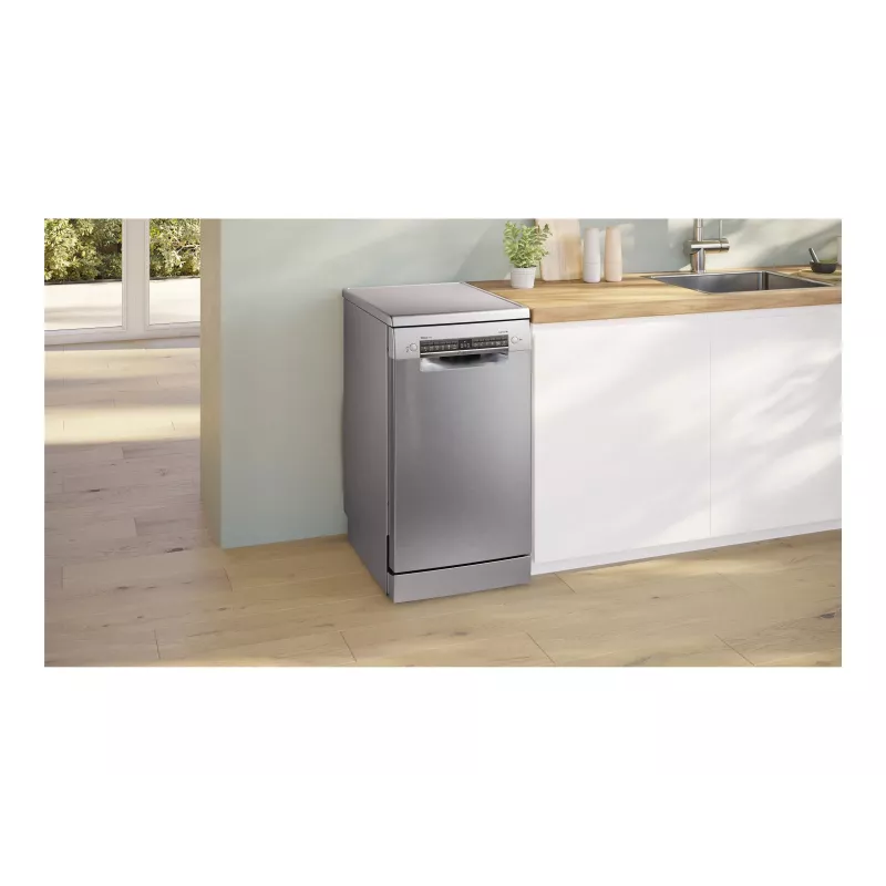Bosch SPS4HMI13E vapaasti seisova astianpesukone, 45 cm, energialuokka D, Inox