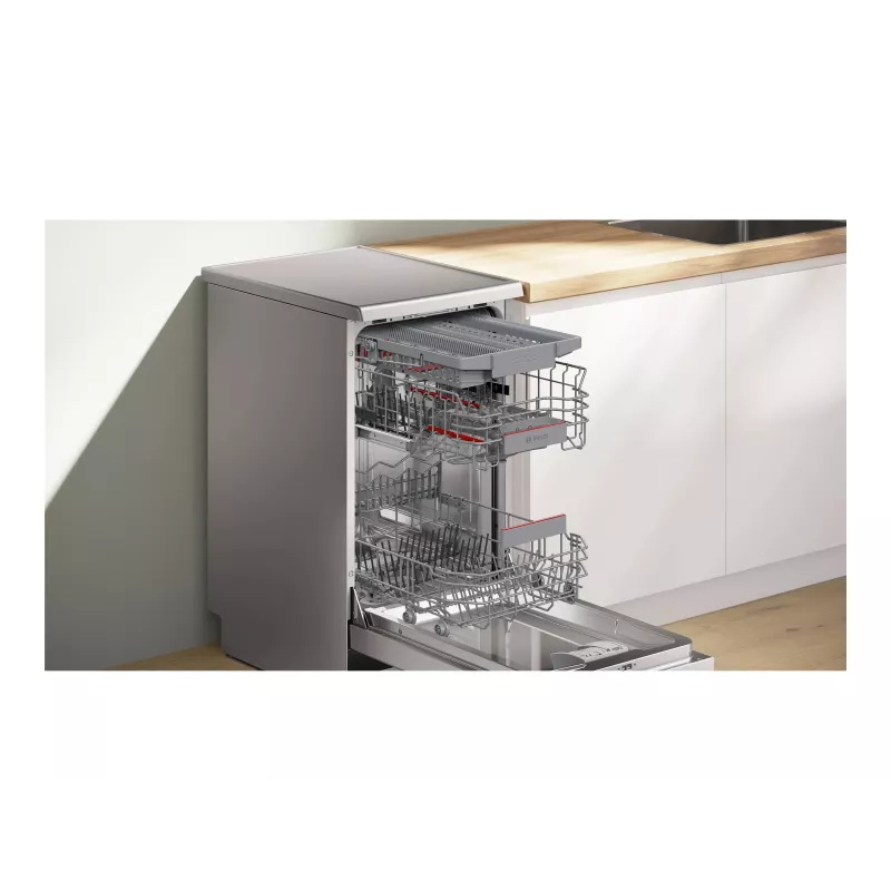 Bosch SPS4HMI13E vapaasti seisova astianpesukone, 45 cm, energialuokka D, Inox