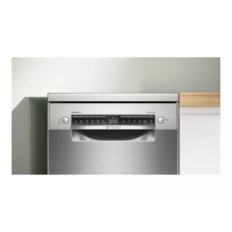 Bosch SPS4HMI13E vapaasti seisova astianpesukone, 45 cm, energialuokka D, Inox