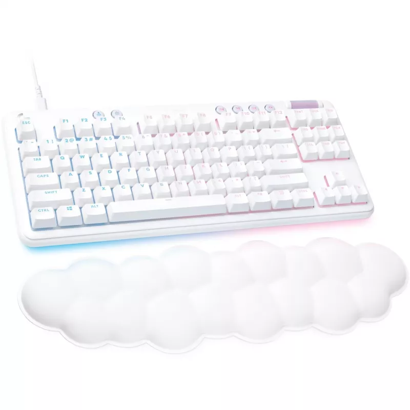 Logitech G G713 TKL -mekaaninen pelinäppäimistö - White Mist (Aurora Collection)