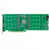 HighPoint Rocket 1508 8x M.2 -portti PCIe 4.0 x16 NVMe HBA C -liitäntäkortti