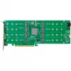 HighPoint Rocket 1508 8x M.2 -portti PCIe 4.0 x16 NVMe HBA C -liitäntäkortti