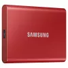 Samsung Portable SSD T7 500GB USB 3.2 Gen 2 Metallic Red ulkoinen SSD-kiintolevy