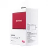 Samsung Portable SSD T7 500GB USB 3.2 Gen 2 Metallic Red ulkoinen SSD-kiintolevy