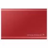 Samsung Portable SSD T7 500GB USB 3.2 Gen 2 Metallic Red ulkoinen SSD-kiintolevy