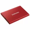 Samsung Portable SSD T7 500GB USB 3.2 Gen 2 Metallic Red ulkoinen SSD-kiintolevy
