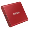 Samsung Portable SSD T7 500GB USB 3.2 Gen 2 Metallic Red ulkoinen SSD-kiintolevy