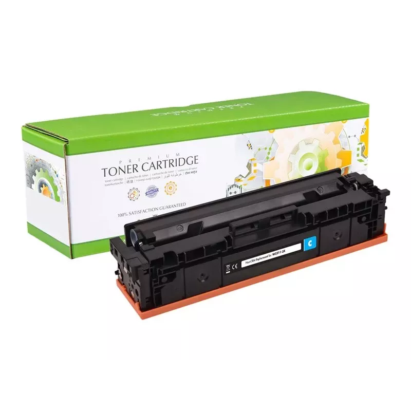 Static Control yhteensopiva värikasetti syaani High Capacity HP W2211X (2 450 sivua)