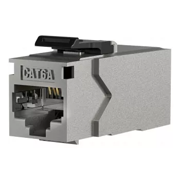 EFB Keystone -adapterimoduuli RJ45 STP Cat.6A 90° sinkkivalu 40mm