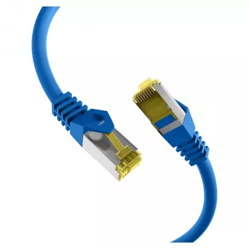 EFB RJ45-verkkokaapeli Cat.6A S/FTP LSZH Cat.7 raakakaapeli sininen 0,15m