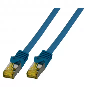 EFB RJ45-verkkokaapeli Cat.6A S/FTP LSZH Cat.7 raakakaapeli sininen 0,15m
