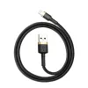 Baseus Cafule Lightning - USB-A -kaapeli 1m musta/kulta