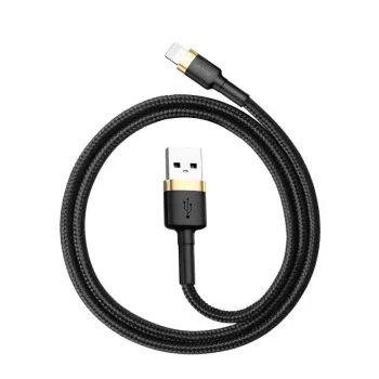 Baseus Cafule Lightning - USB-A -kaapeli 1m musta/kulta