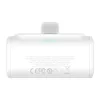 Baseus Compact 5000mAh 20W USB-C varavirtalähde valkoinen