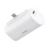 Baseus Compact 5000mAh 20W USB-C varavirtalähde valkoinen