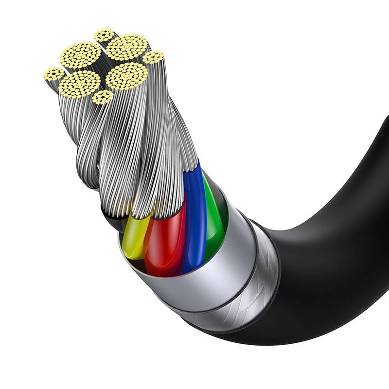 Baseus Superior USB-C - USB-C -kaapeli 1m musta 100W pikalataus ja tietojen synkronointi
