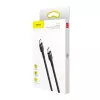 Baseus Cafule USB-C - USB-C -kaapeli PD 2.0 QC 3.0 60W 1 m (musta/harmaa)