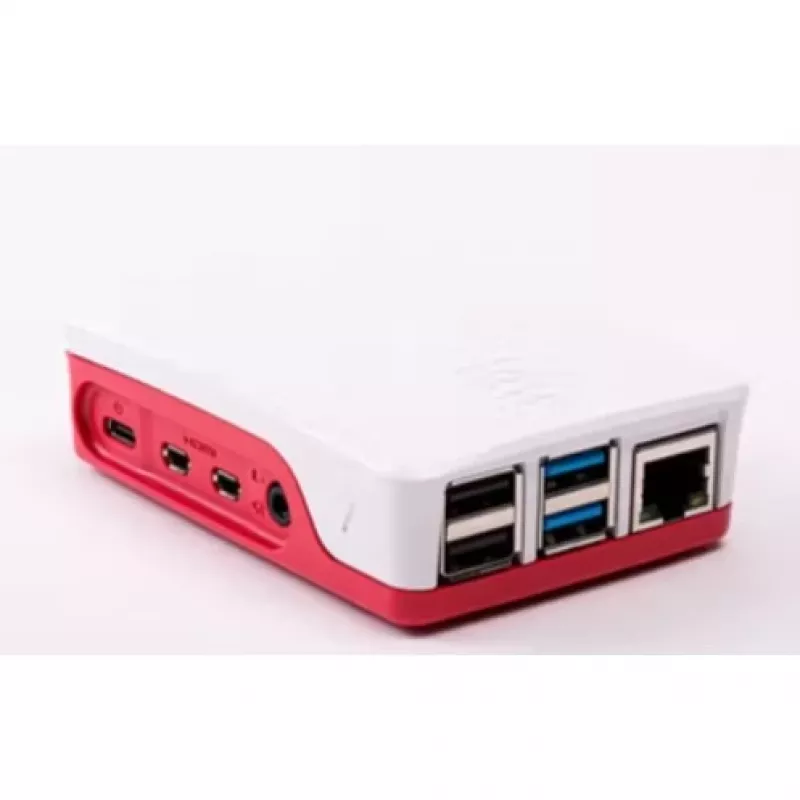 Raspberry Pi 4 kotelo punainen/valkoinen virallinen suojakotelo