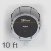 REBEL Active Trampoline PRO 10ft/305 cm turvaverkolla, musta/sininen