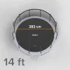 REBEL Active Trampoline PRO 14ft/427 cm turvaverkolla ja tikkailla
