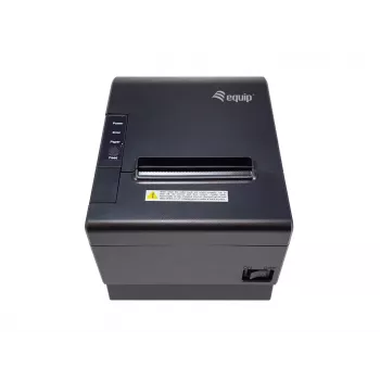 Equip 58/80mm lämpötulostin POS-kuittitulostukseen automaattisella leikkurilla, USB/Bluetooth/WiFi/kassalaatikkoliitäntä, musta
