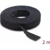 Delock tarranauha rullassa musta P 2 m x L 13 mm (19030)