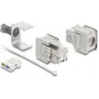 Delock Keystone-moduuli RJ45-liitäntä LSA Cat.6A suojattu suojapunoksella työkaluton (91084)
