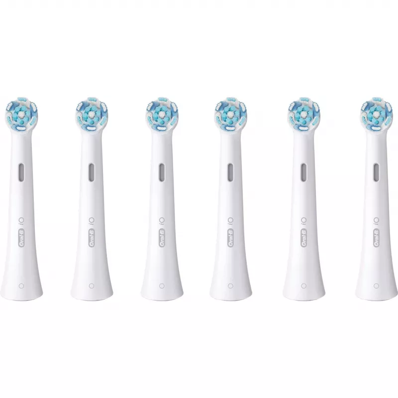 Oral-B iO Ultimate Clean harjaspäät valkoinen, 6 kpl varaosaharjaspäät